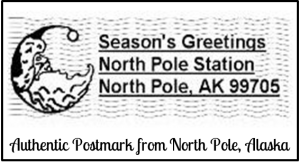 Authentic North Pole Alaska, Postmark