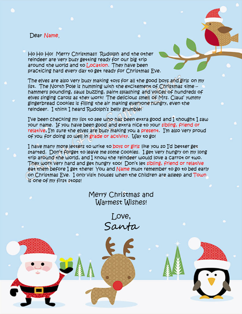 The North Pole - North Pole Santa Letters