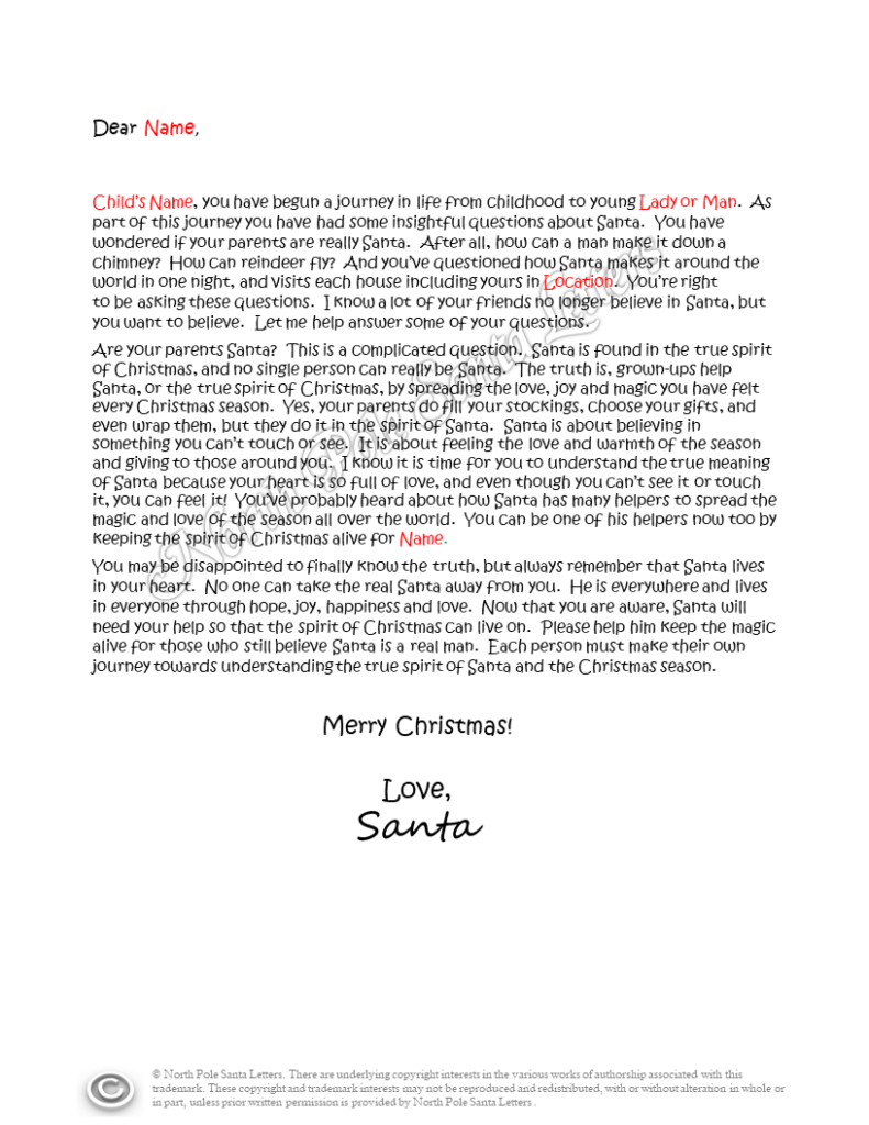 The True Spirit Of Christmas 19 Letter 791x1024 